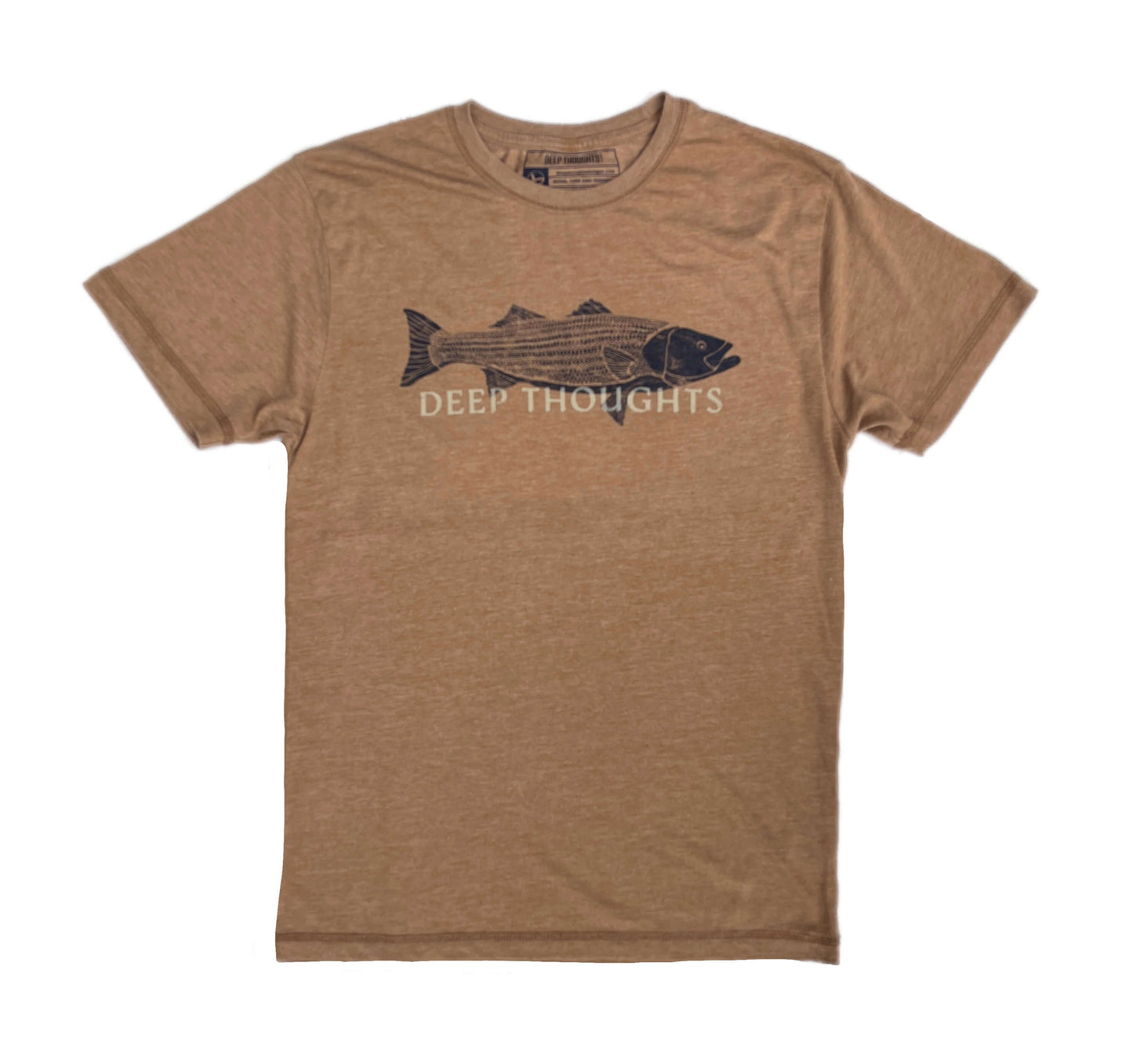 'Large Scale' Striper T-Shirt - Coyote